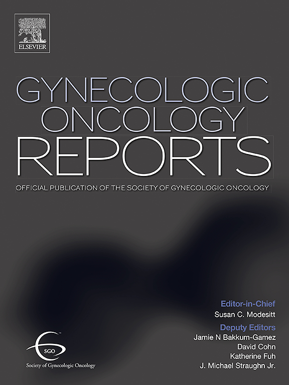 Go to journal home page - Gynecologic Oncology Reports